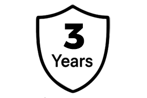 3 Year Warranty